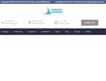 Tablet Screenshot of garantiakademi.com
